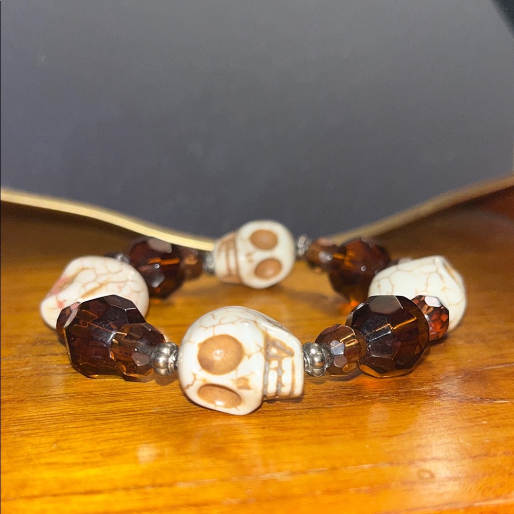 Skull Beaded Bracelet